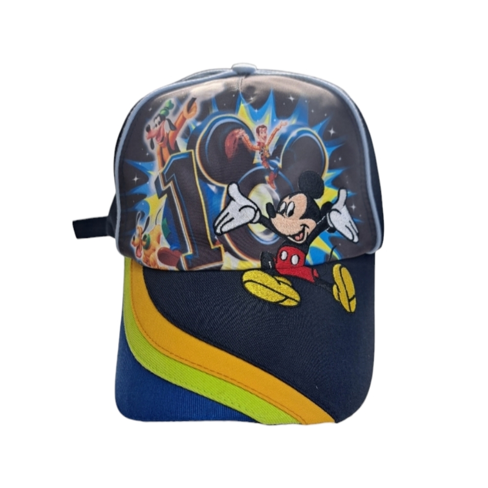 Walt Disney World Micky Mouse Rainbow Embroidered Youth's‎ Hat